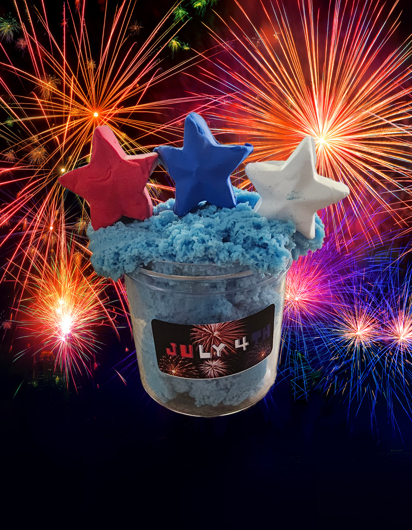 4th July Cloud Slime 6oz